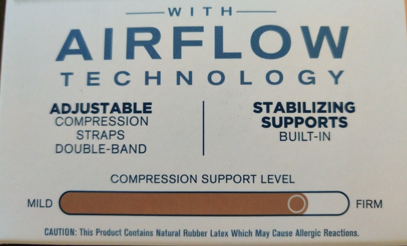 Copper Fit Elite Back Support AirFlow Adjustable Compression Double-Band 30-50″