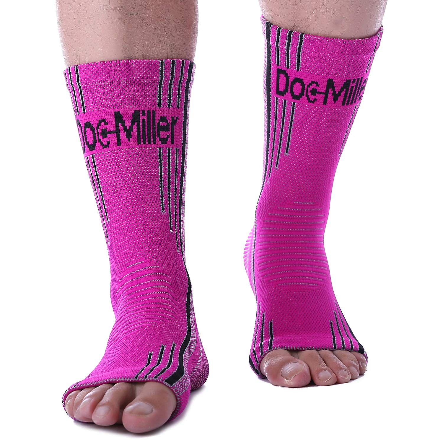 1 Pair Ankle Compression Sleeve Plantar Fasciitis Support Toeless Socks