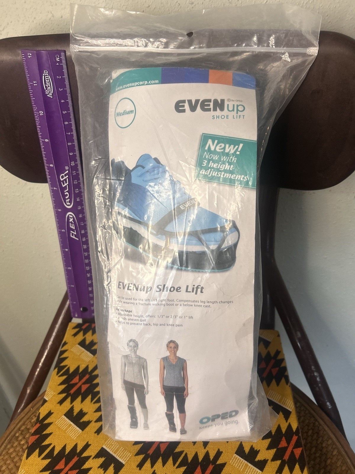 EVENUP Medical Shoe Lift Balancer Walker Boot Leveler Walking Pad Adjustable USA