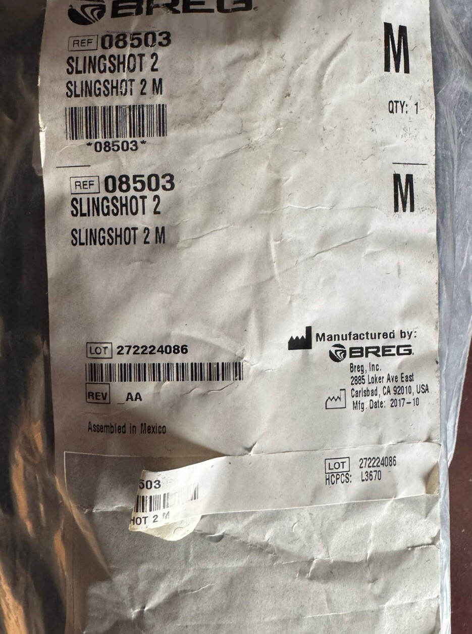 Breg SlingShot 2 Shoulder Brace Size M Medium BRAND NEW 08503
