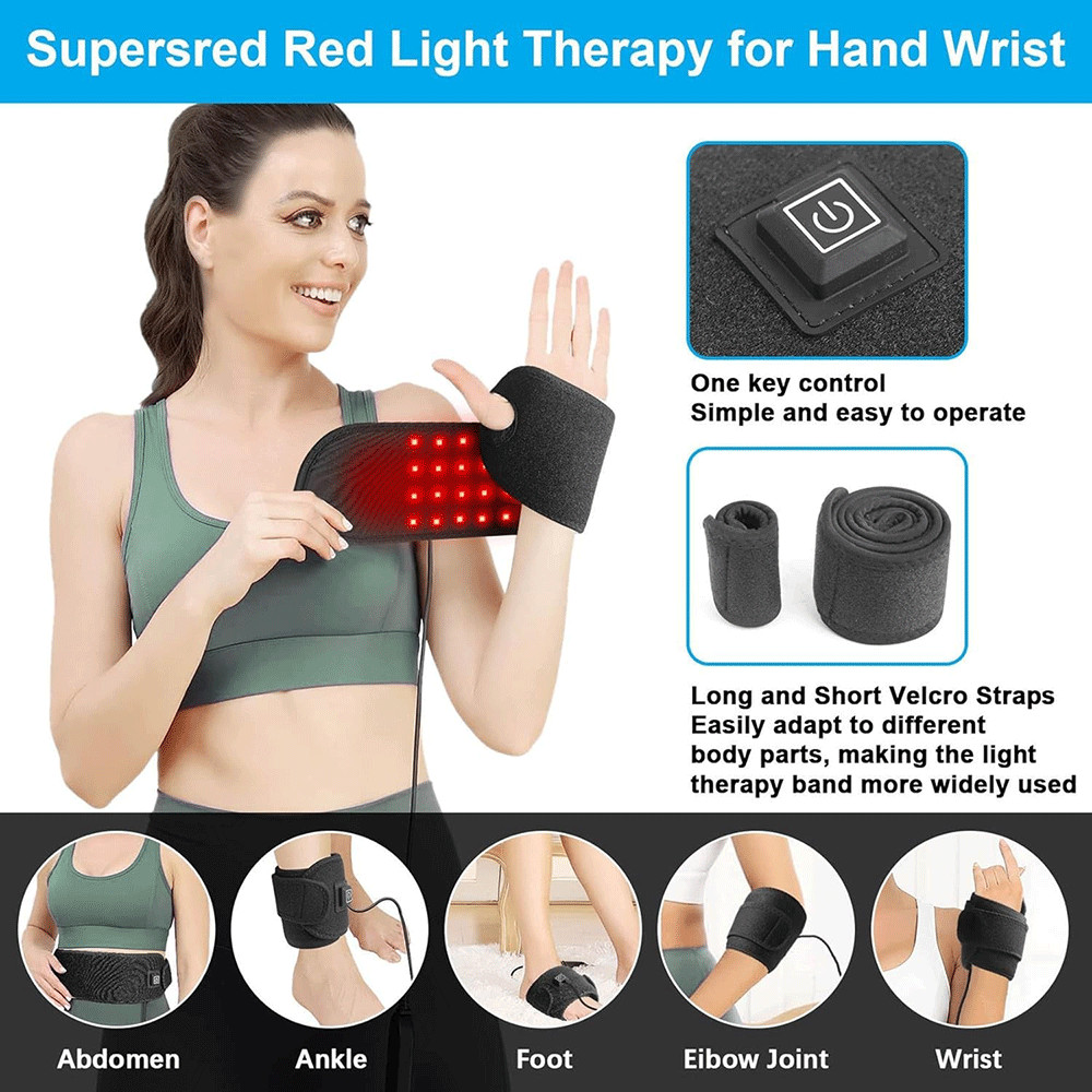 1/2x for USB Rechargeable TheraWrap Carpal Tunnel Wrist Wrap With Heat & Massage