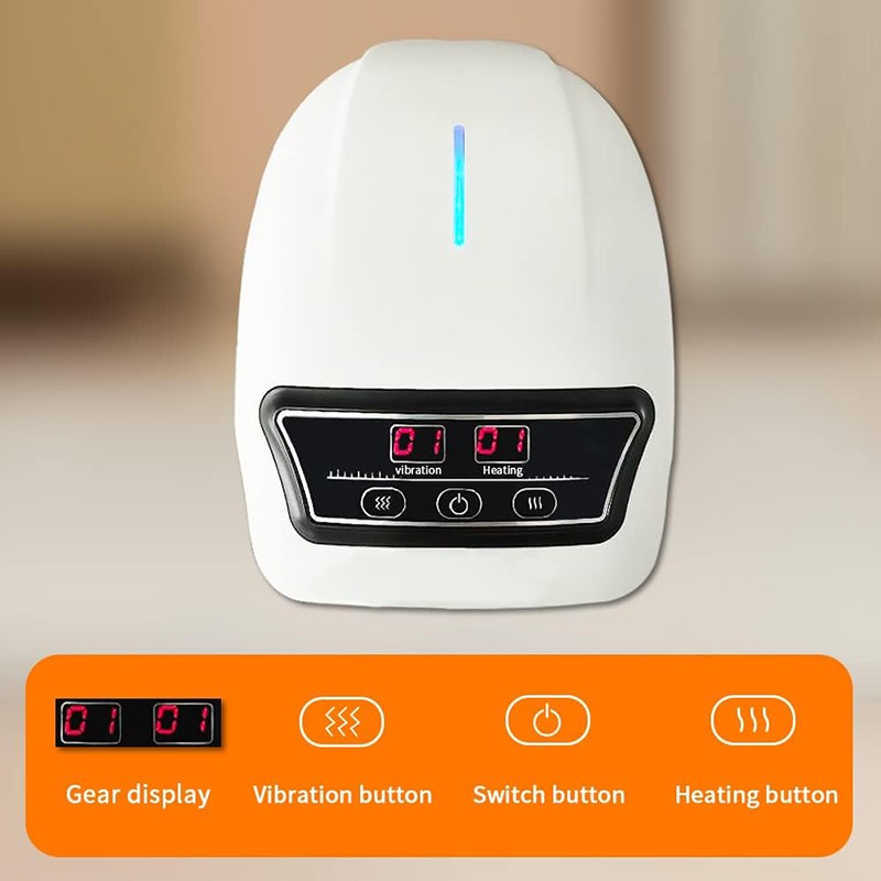 3-in-1 Cordless Knee Massager with Heat Vibration Red Light Therapy Pain Relief
