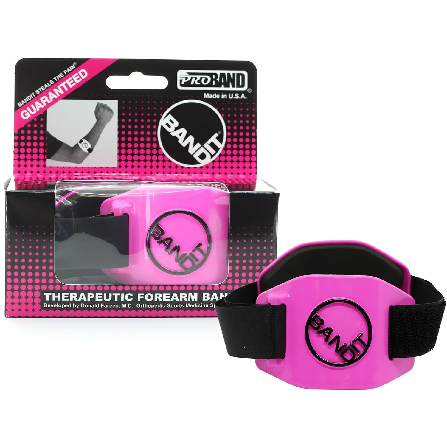 BandIT PINK – Compression Arm Band for Elbow & Forearm – Helps Relieve Pain &…