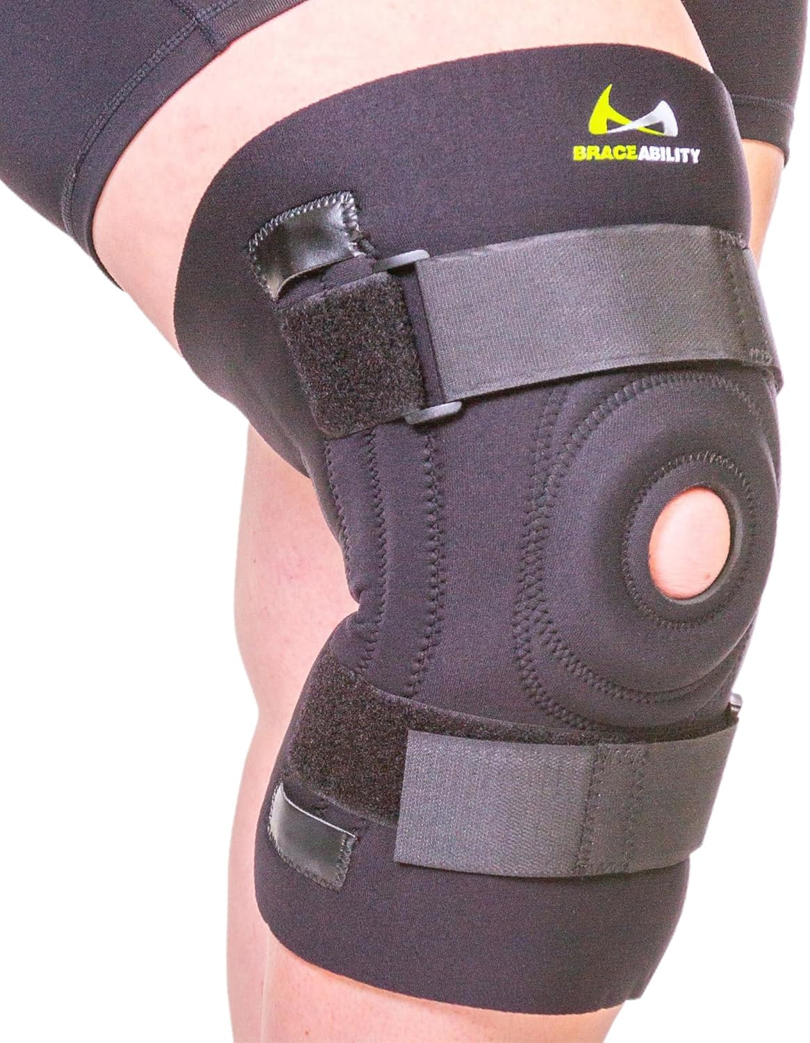 Braceability Bariatric Knee Brace for Large Legs – plus Size Knee Brace with Sid