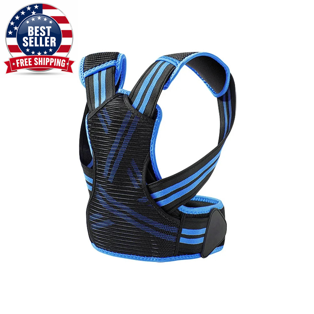 1PC Back Posture Corrector for Kids and Teens, Adjustable Wide Upper Back Straig