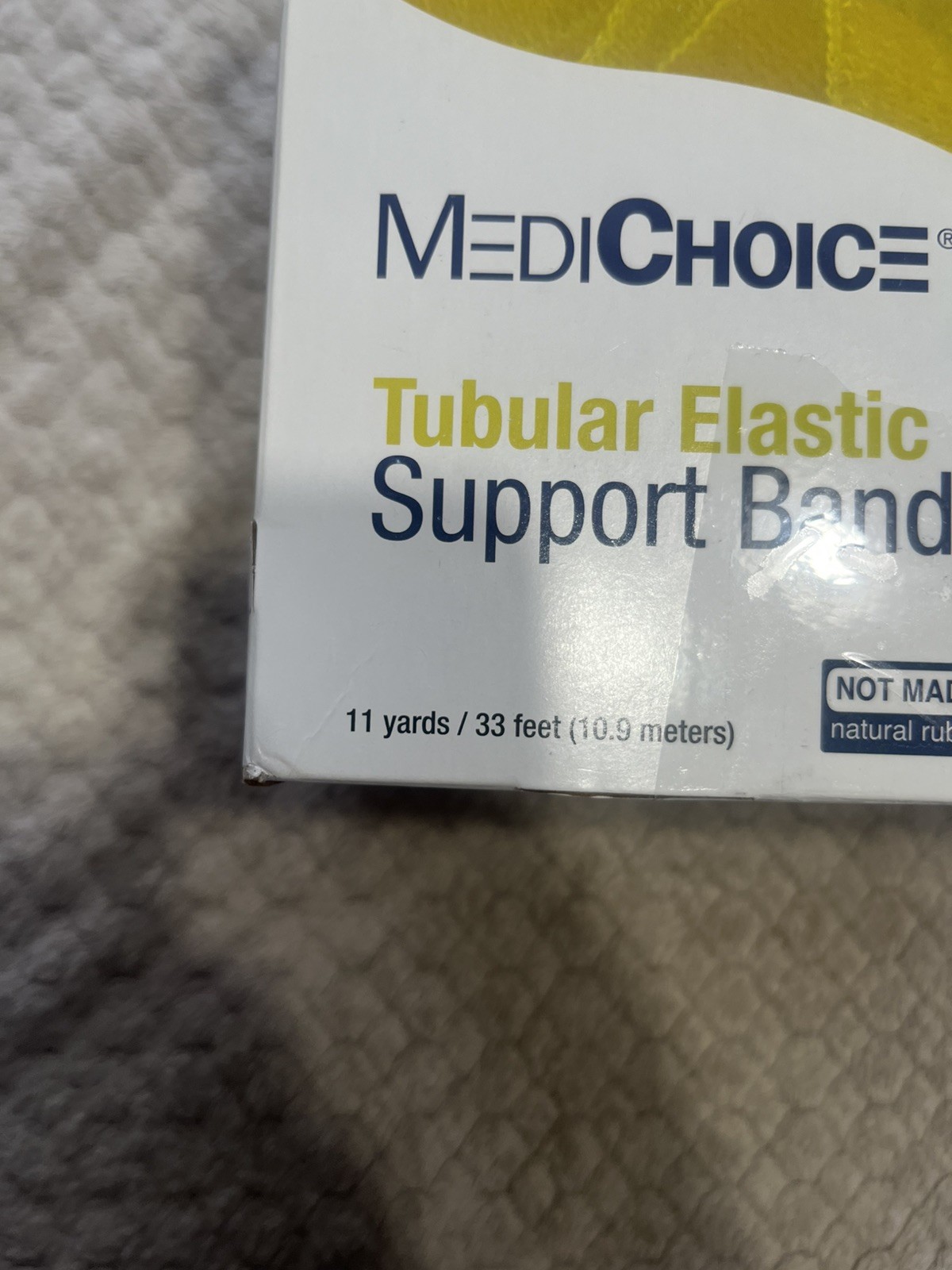 MediChoice MADE IN USA Tubular Elastic Support Bandage Size E Natural Beige