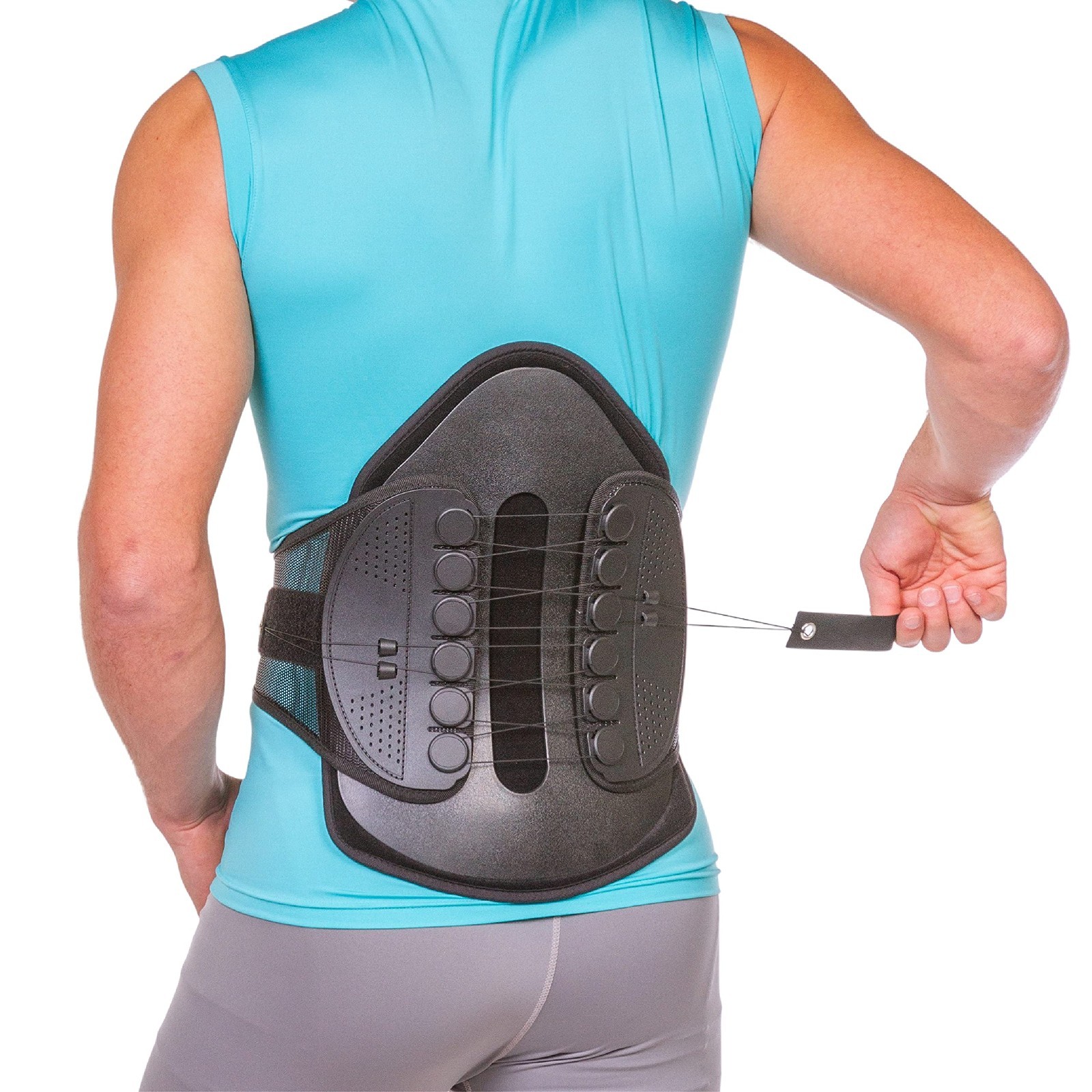 Adjustable Lumbar Decompression Back Brace – Semi-Rigid Corset for Spine Surgery
