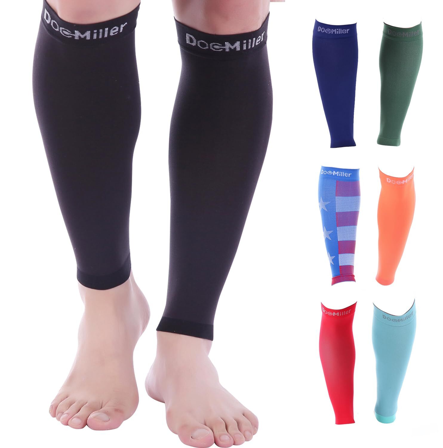 Premium Calf Compression Sleeve 1 Pair 20-30mmHg Graduated Support for Sports…
