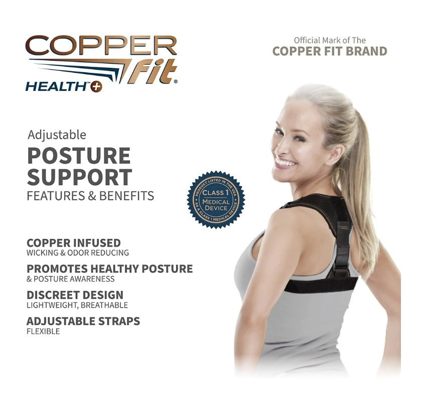 Copper Fit Health + Adjustable Posture Support (Chest 33″-44″)