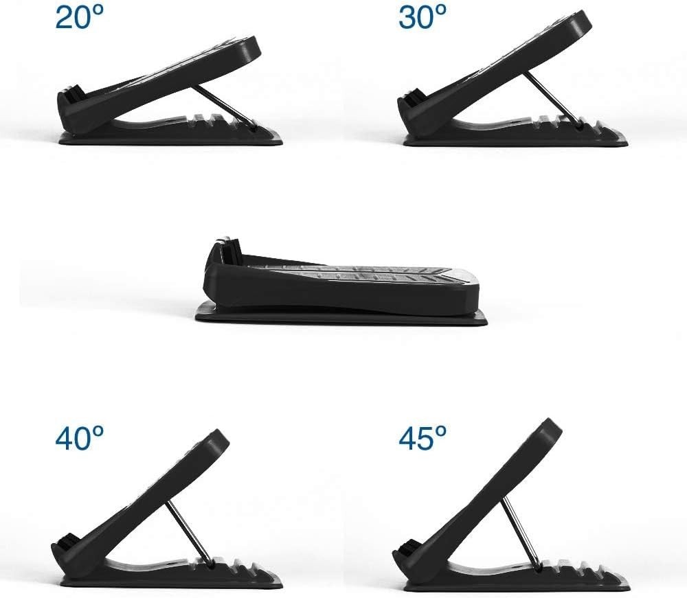 Slant Board, ABS Plastic, Portable, 5 Angles 20°-50°, Non-Slip | 3.7 lb Light…