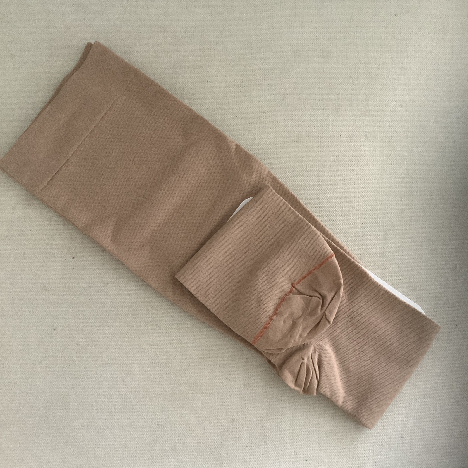Anti Embolism Bell-Horn Stockings 18 mmHg Compression Closed Toe Beige XXX Large