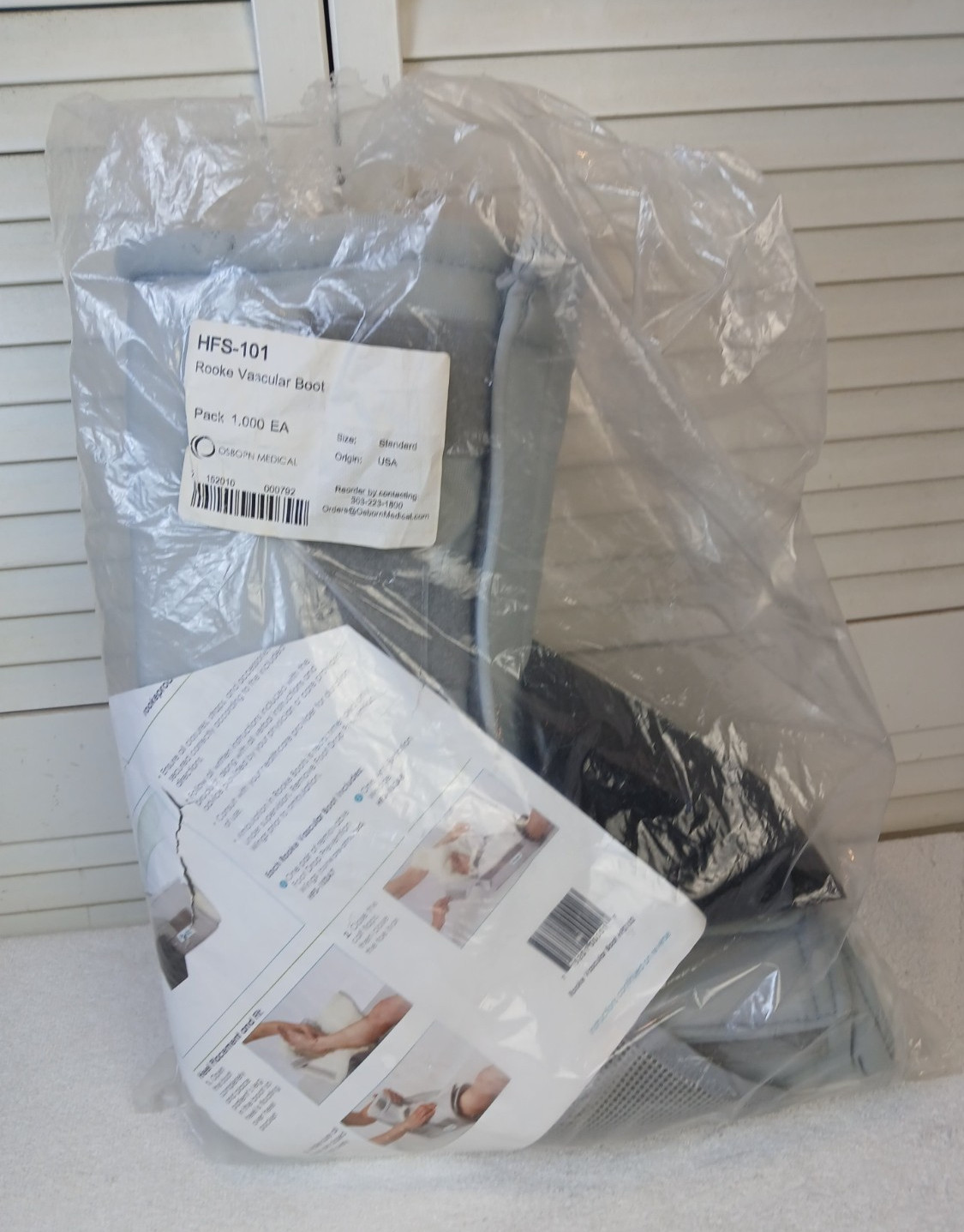 Osborn Medical HFS-101 Rooke Vascular Boot W/Anti-rotation Wedge