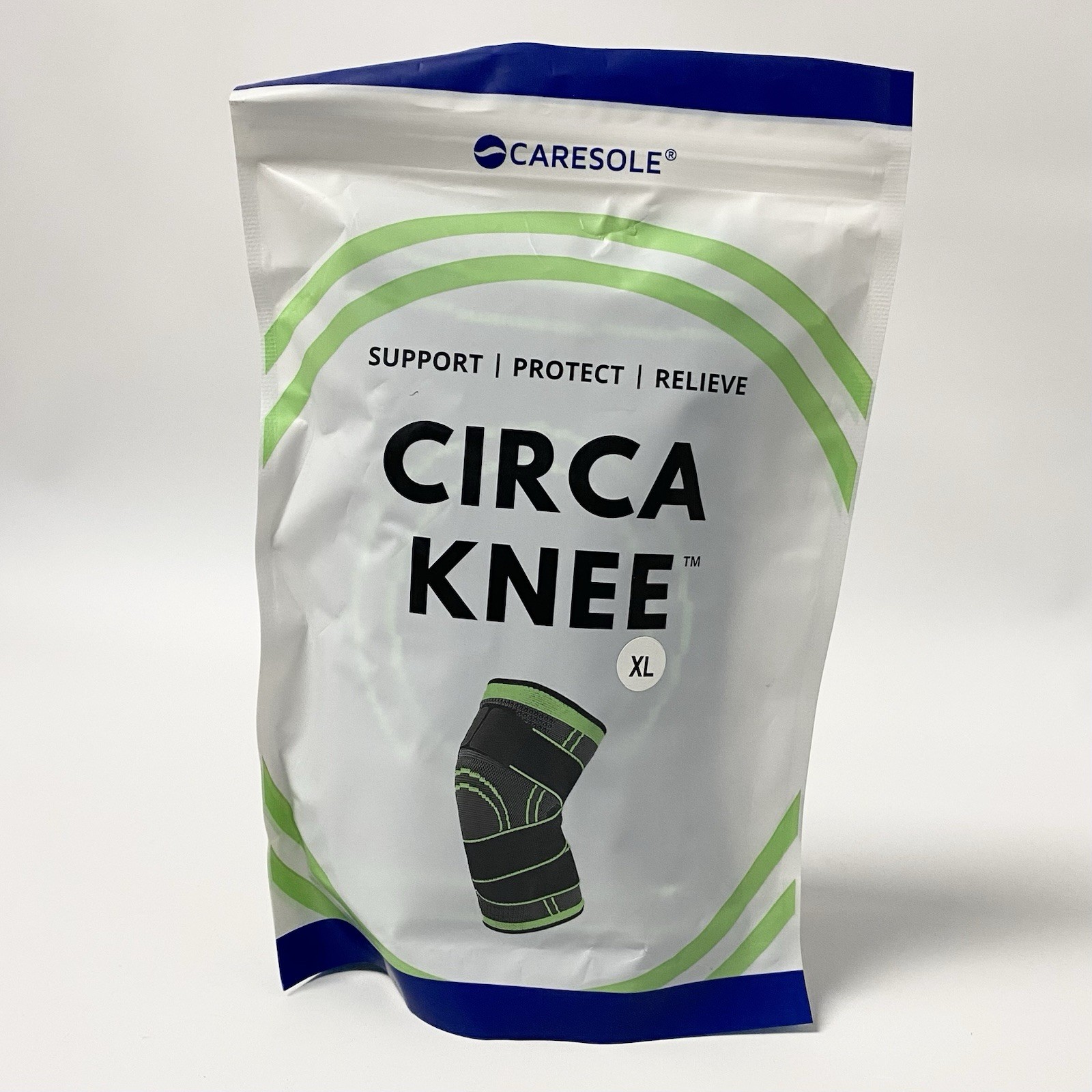 Knee Compression , Caresole Unisex Adult’s ,Circa Sleeve-Size XL ,Knee Support