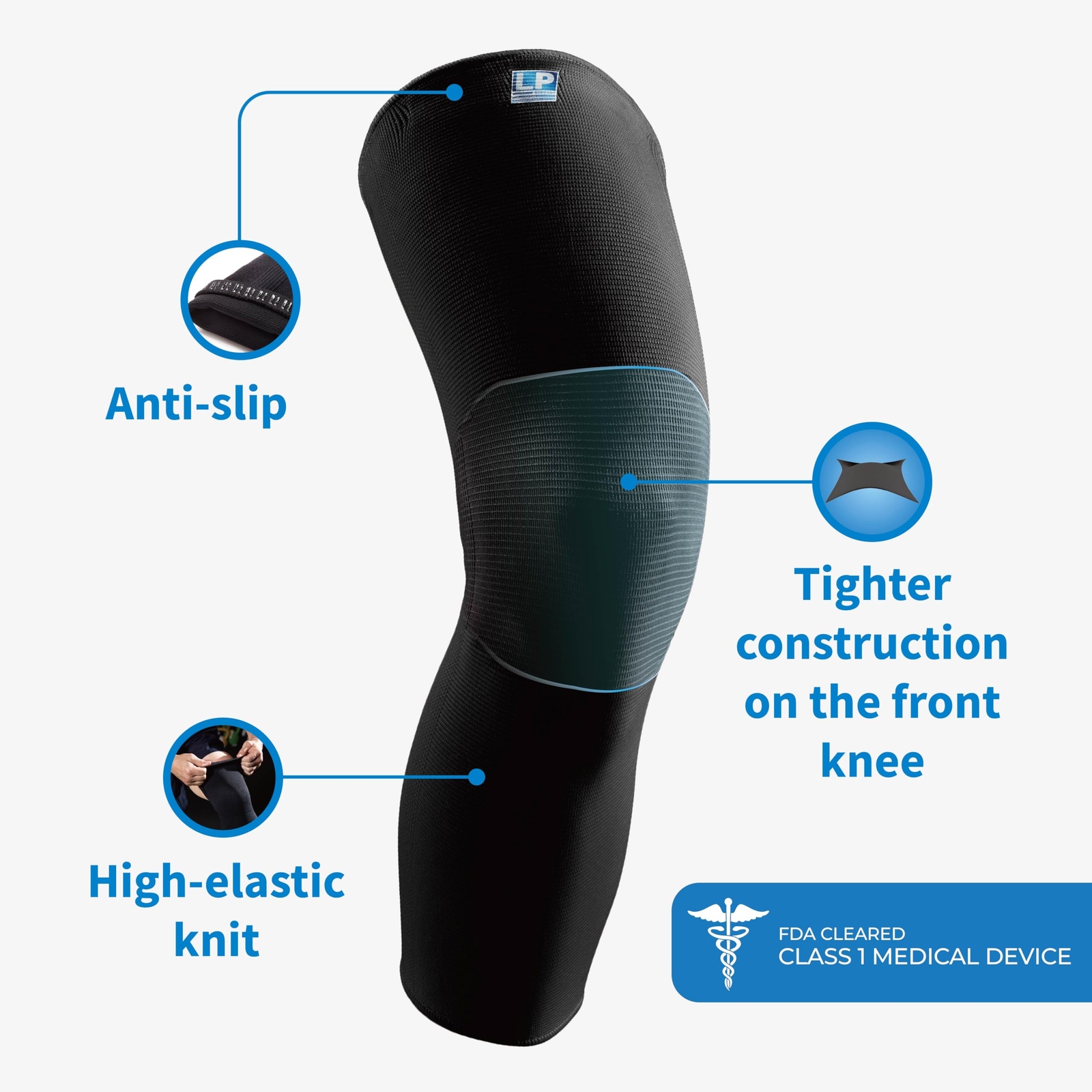 667 Compression Sleeve Leg Full Length for Sports Cycling Running Basketball …