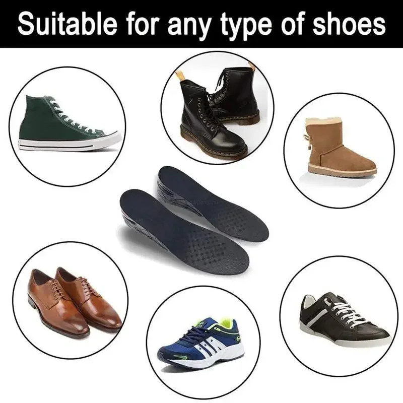 NEW 1Pair Height Increase Insole for Feet 3cm 5cm 7cm 9cm Variable Height Shoes