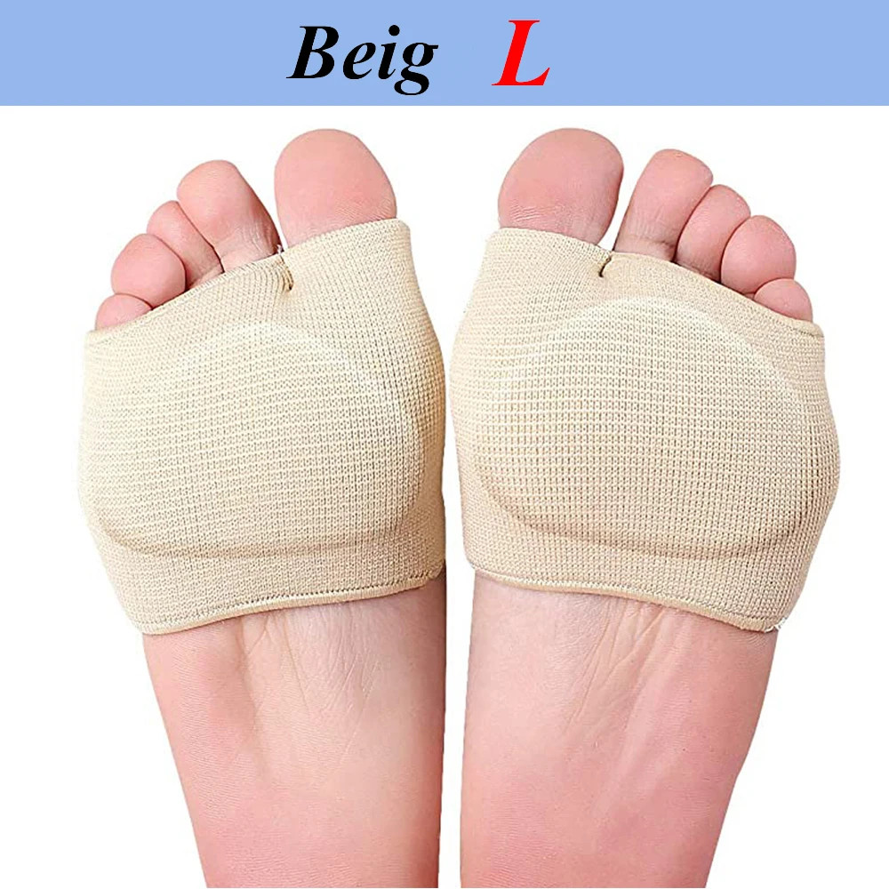 Silicone Gel Insoles for Shoes Metatarsal Forefoot Insert Pad for Women Men Foot