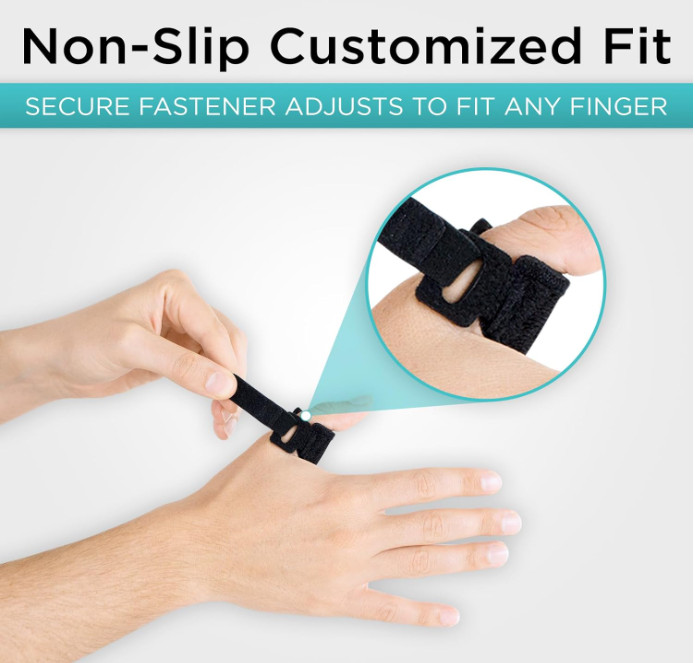 Vive Trigger Finger Splint – Support Brace for Middle, Ring, Index, Thumb