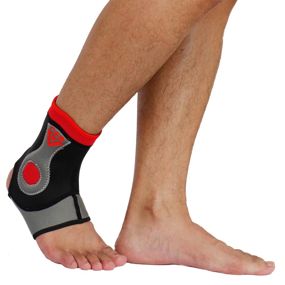Copper Compression Ankle Support Brace Foot Sleeve – Plantar Swollen Pain Relief