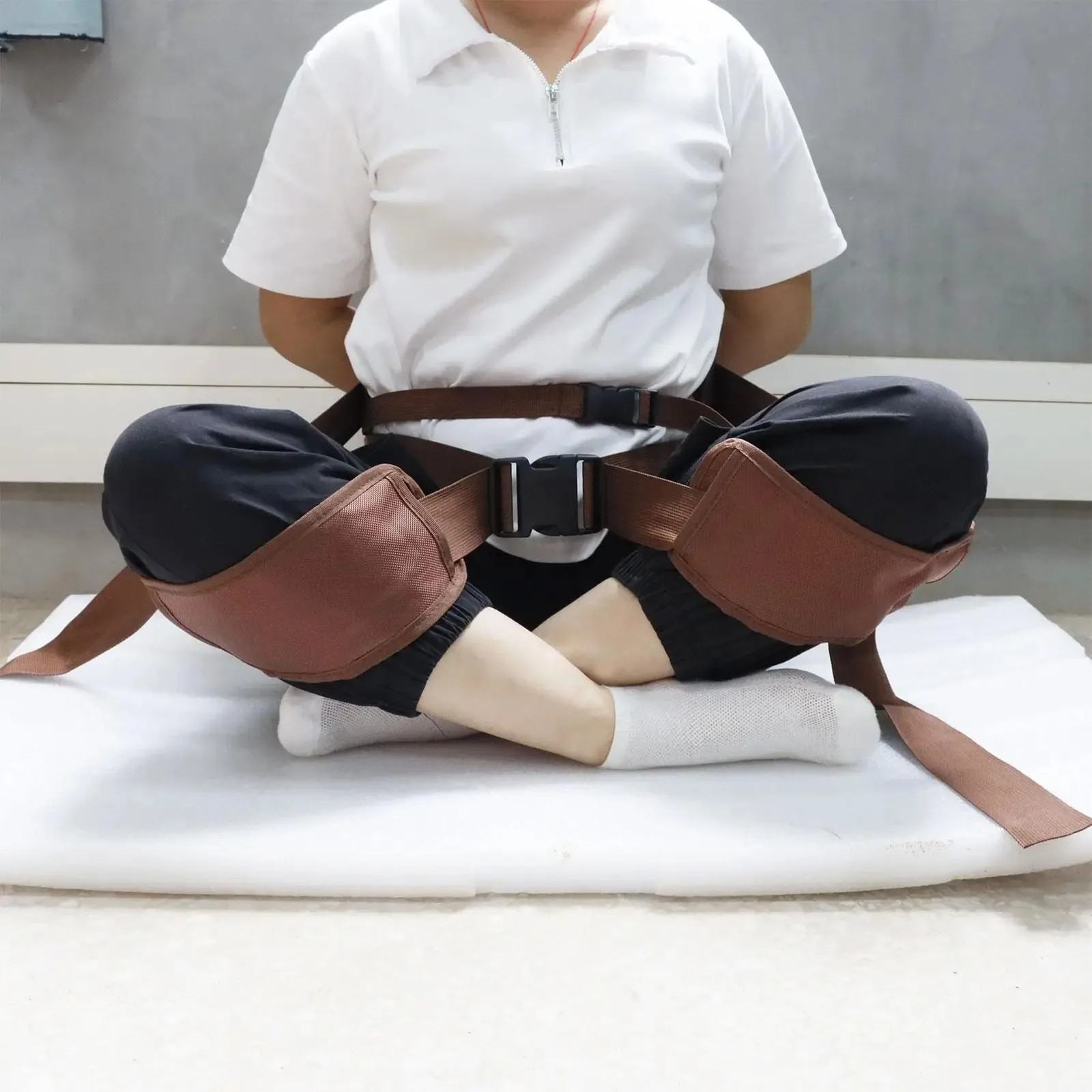 Yoga Meditation Belt Zen Double Lotus Leg Fix Belt Auxiliary Tension Belt
