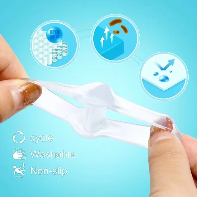 6pcs Toe Corrector Bunion Straightener 4 Single Loop Spacers Separators Foot