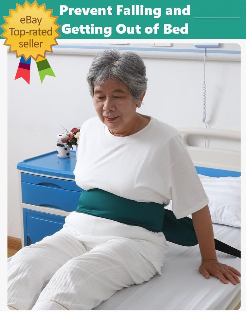 Medical Bed Restraint Strap for Elderly Bondaged Bed Tie Downs Anti-Fall Waist