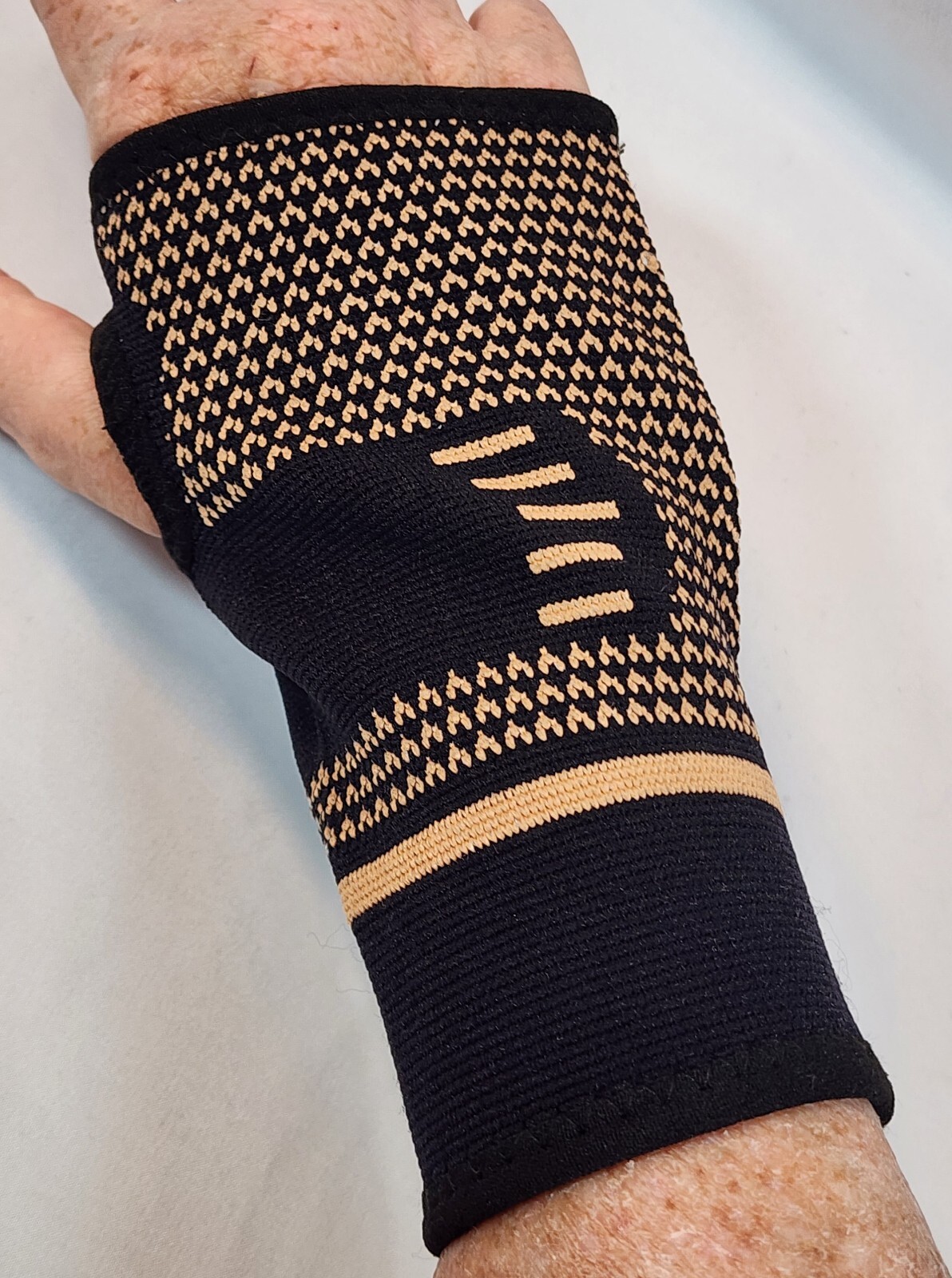 1pc Compression Wrist Brace: Breathable Sport Wristband Wrist Palm Protector – M