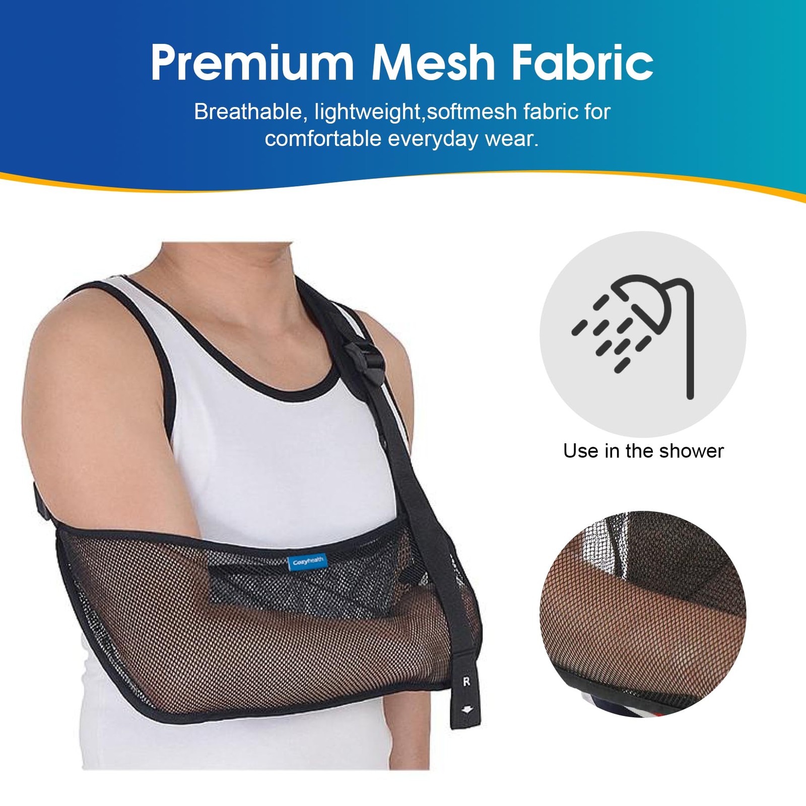 Mesh Arm Shoulder Sling Medical Immobilizer for Injury…