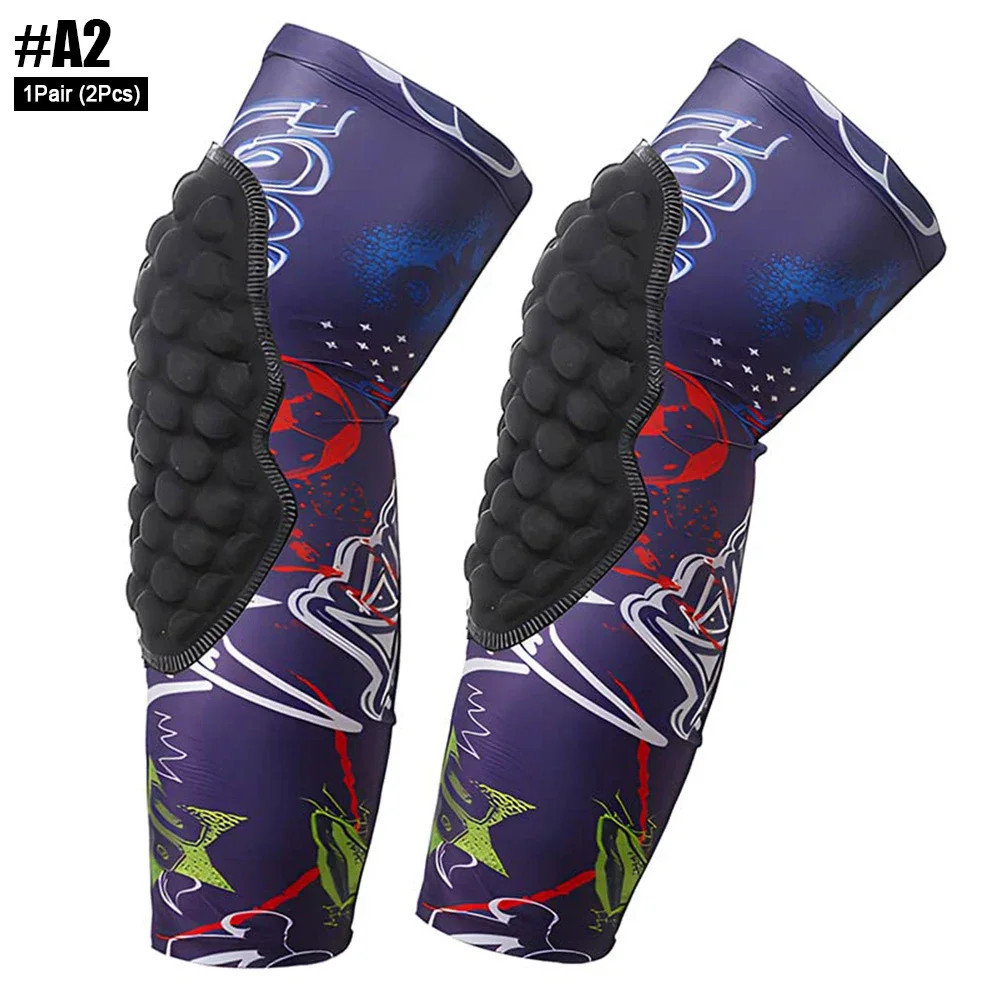 1Pair Youth Sports Anti-Collision Knee Pads Elastic Breathable Knee Support