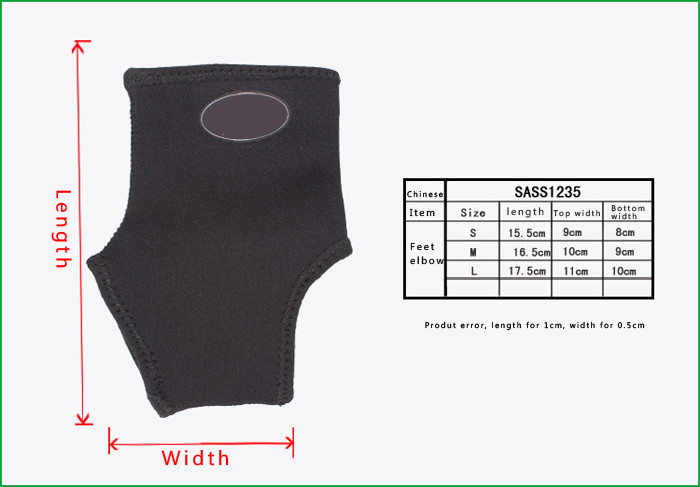 KA 1 Piece Double sides Lightness Elastic Ankle Brace Support Heating Badminton