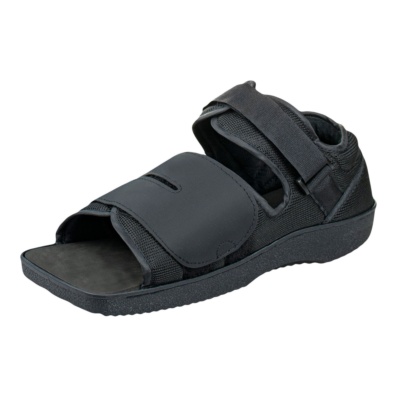 McKesson Black Post-Op Shoe Large Contact Closure Straps 155-79-81237
