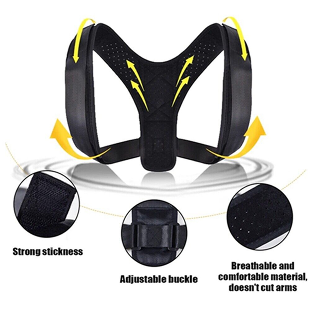 Mid Upper Posture Corrector for Men and Women Back Support Clavicle Pain Relief