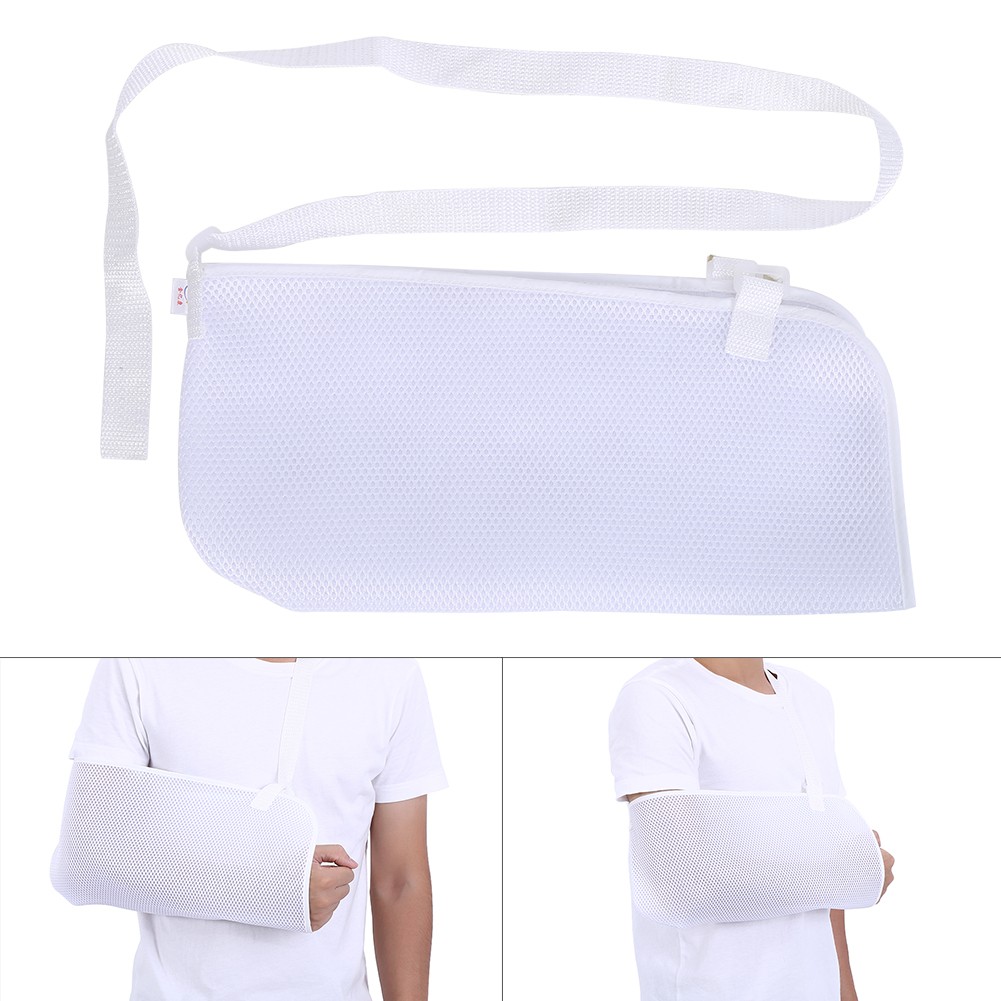 Adjustable Breathable Mesh Arm Sling Elbow Brace Support Shoulder Immobilizer