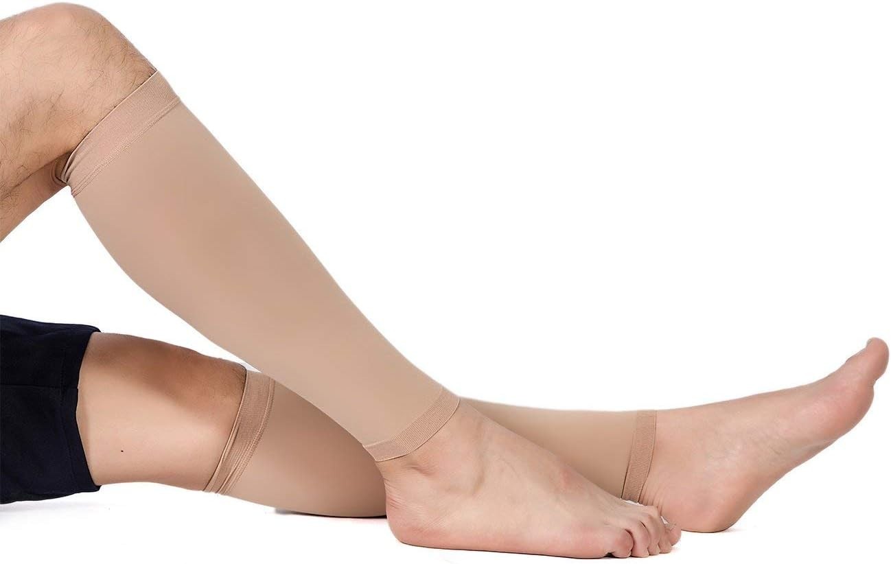 Calf Compression Sleeve for Men & Women, 1 Pair, Footless Compression Socks 2…