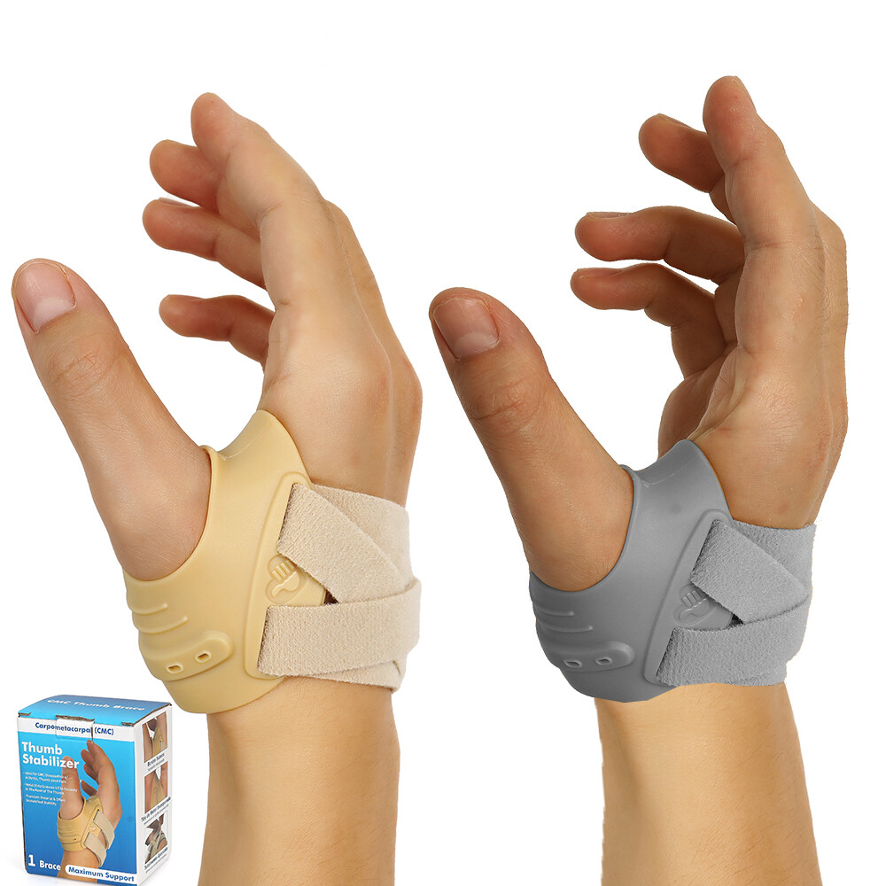 Thumb Support Brace CMC Joint Immobilizer Orthosis for Tendonitis Relief