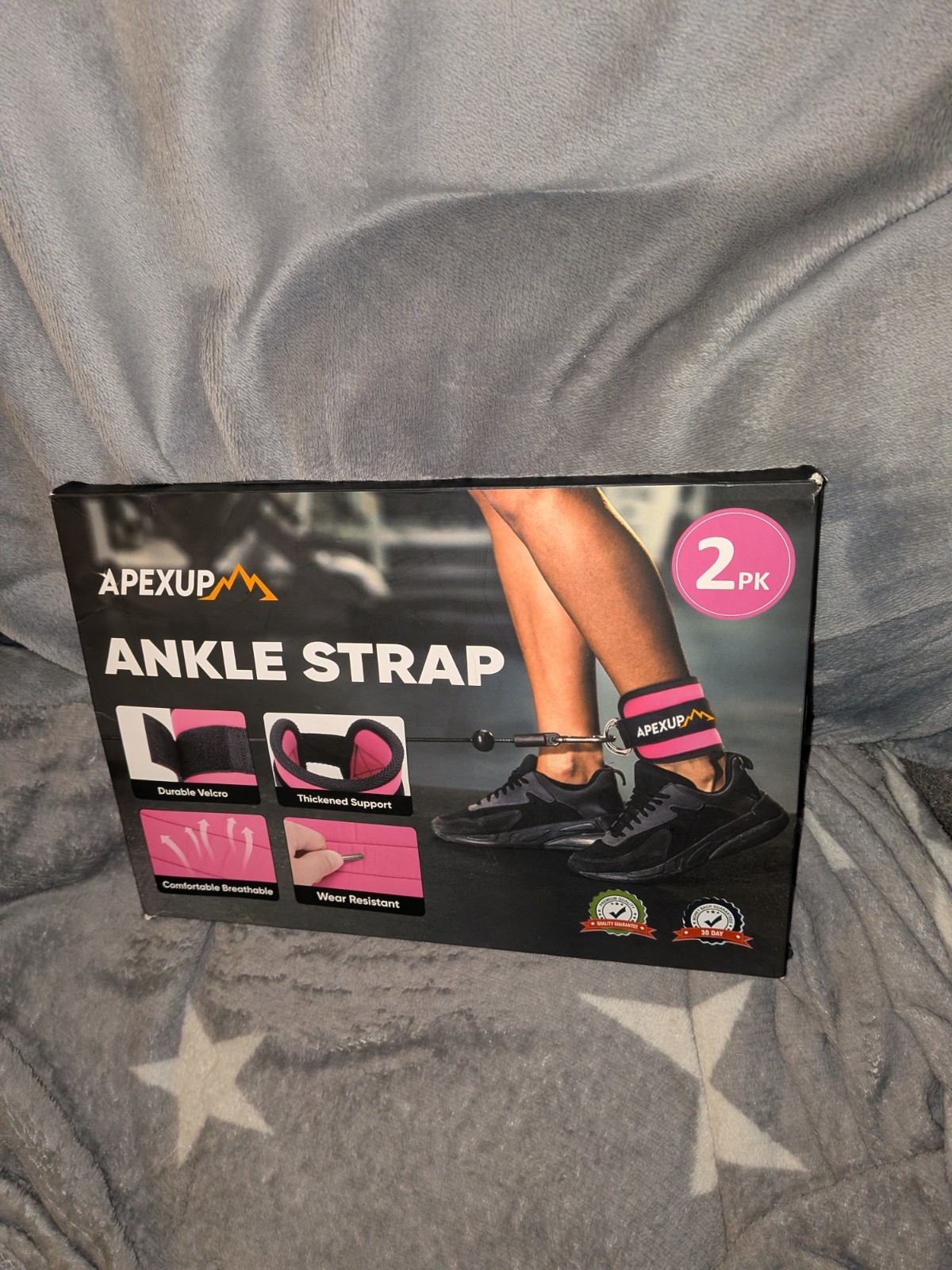 Apexup Ankle Strap 2 Pack New Light Blue