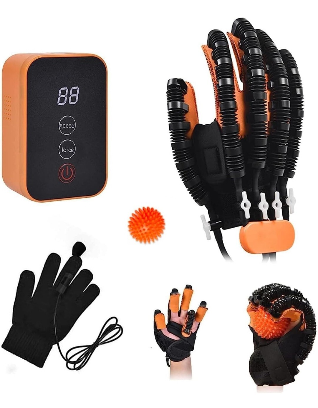 Upgraded Hand Function Rehabilitation Robot Gloves for Stroke Hemiplegia Trainer