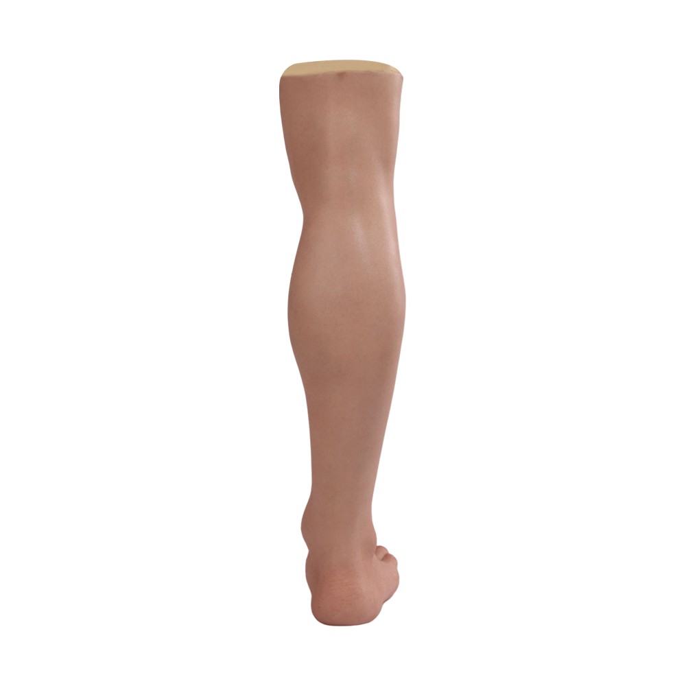 Silicone Prosthetic Leg Cover Foot Sleeve Realistic Lifelike Skin