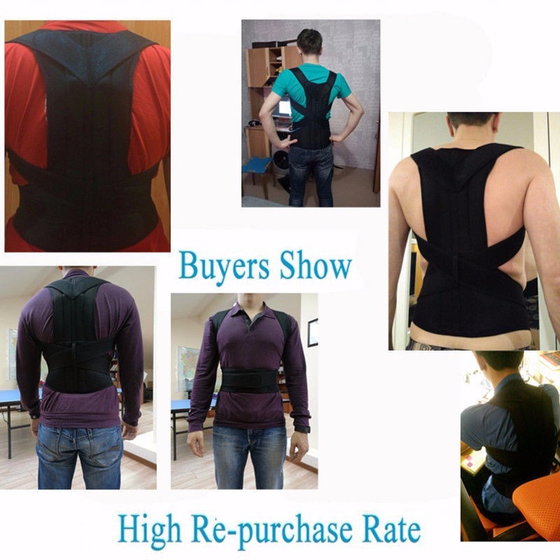 Magnet Therapy Body Posture Corrector Back Pain Belt Brace Shoulder Support Belt