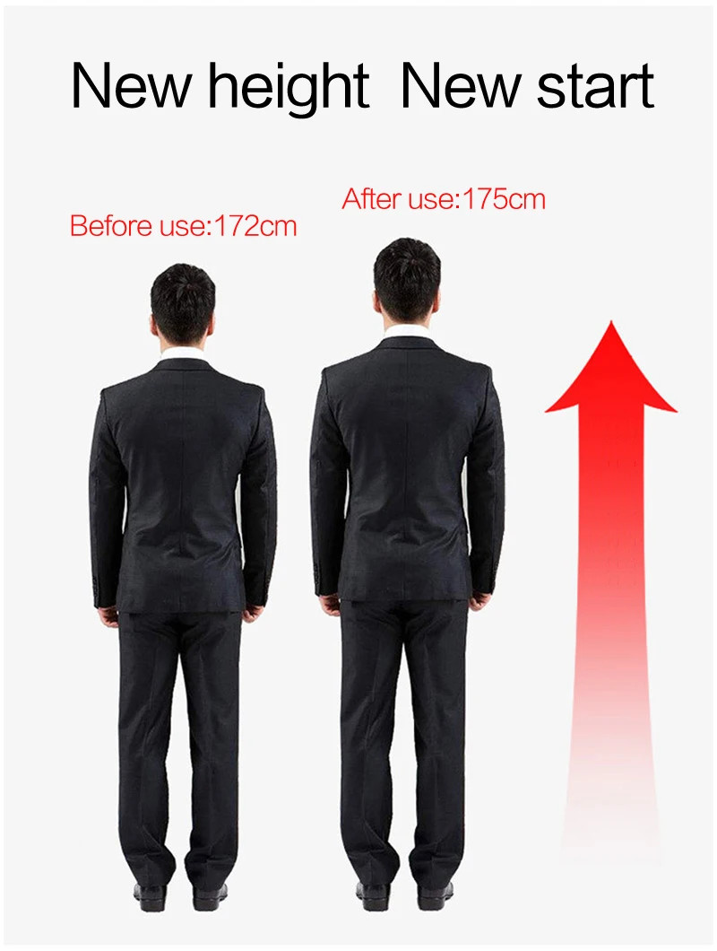Invisible Height Increased Insole 1Pair Silicone Heel Socks for Women Men insole