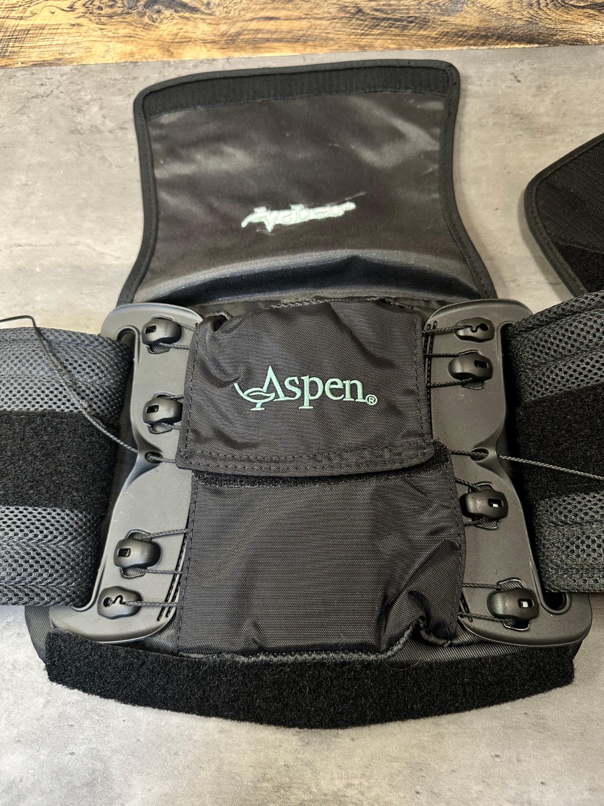 Aspen Back Brace Support Belt Adjustable Lumbar Spine Orthopedic Black