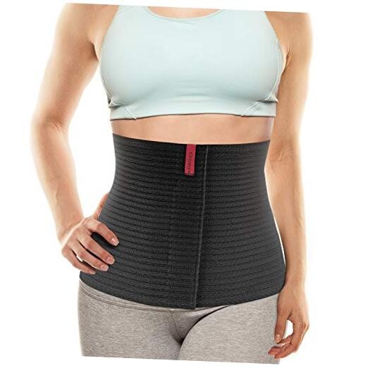 10.25″ Abdominal Binder for Men and Women/Postpartum L/XXL (up to 42″) Black