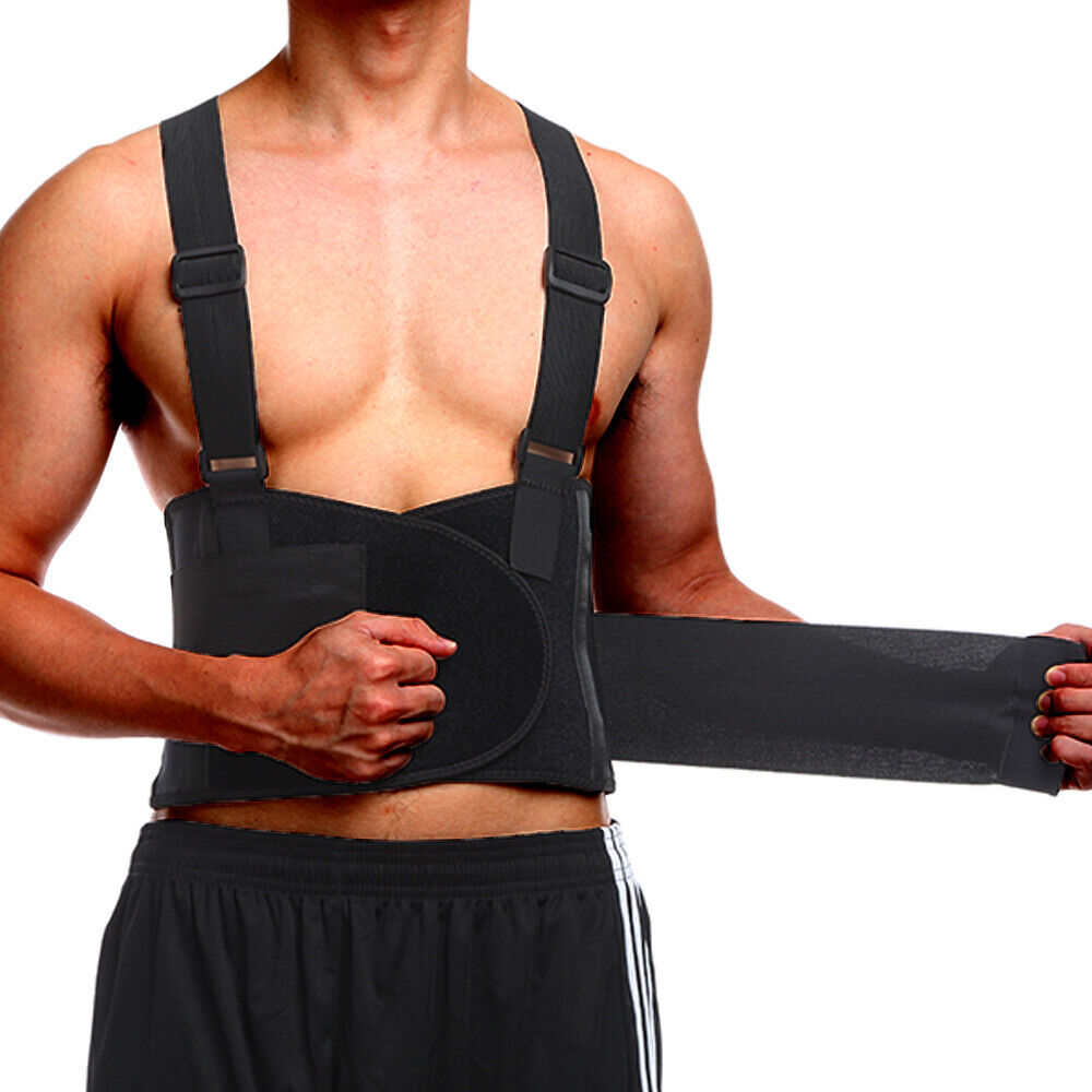 Back Support Belt, Reduces Strain and Lower Back Discomfort, Adjustable, X-Large