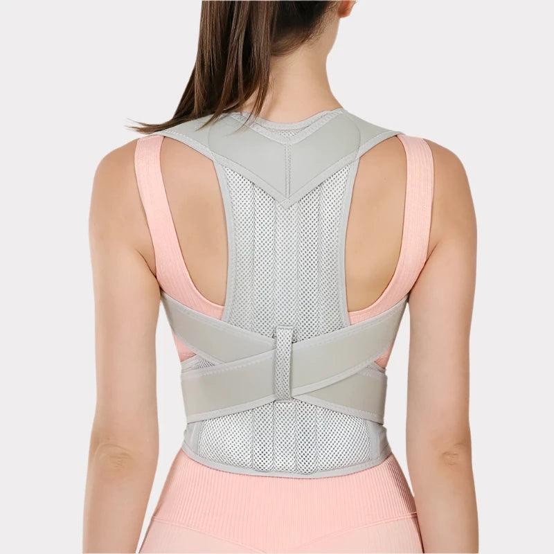 Premium Quality Back Support 2 Support Bar Back Brace Posture Corrector