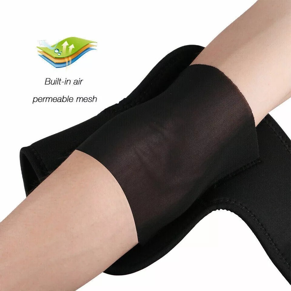 Elbow Sleeve Brace Wrap Adjustable Support Arm Arthritis Tendonitis Pain Relief