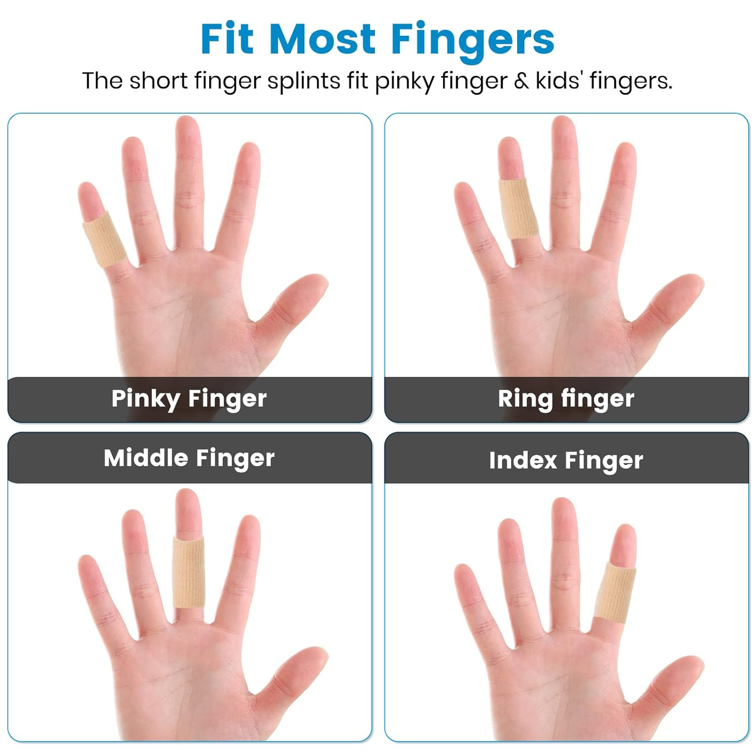 Finger Compression Sleeves Support, Finger Protectors Cots for Arthritis Swellin