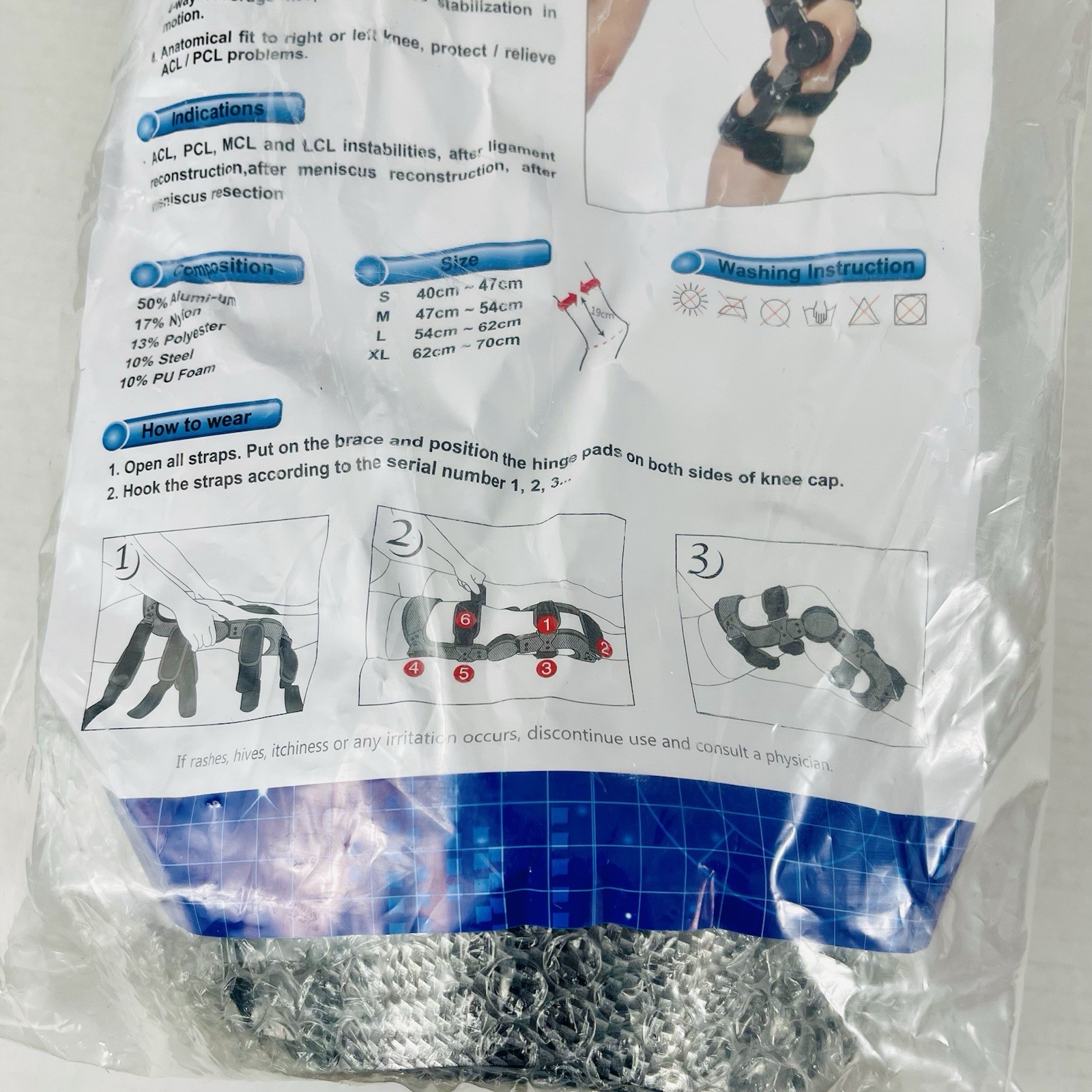COBRA Dual OA Right Knee Brace NIB BRAND NEW Medium 47cm – 54cm