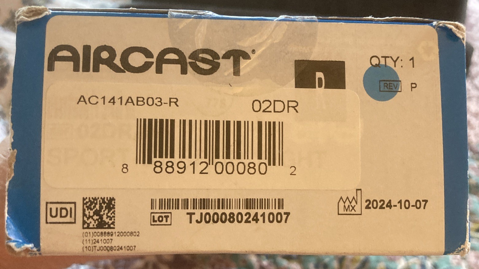 Aircast Air-Stirrup Ankle Brace Medium Right