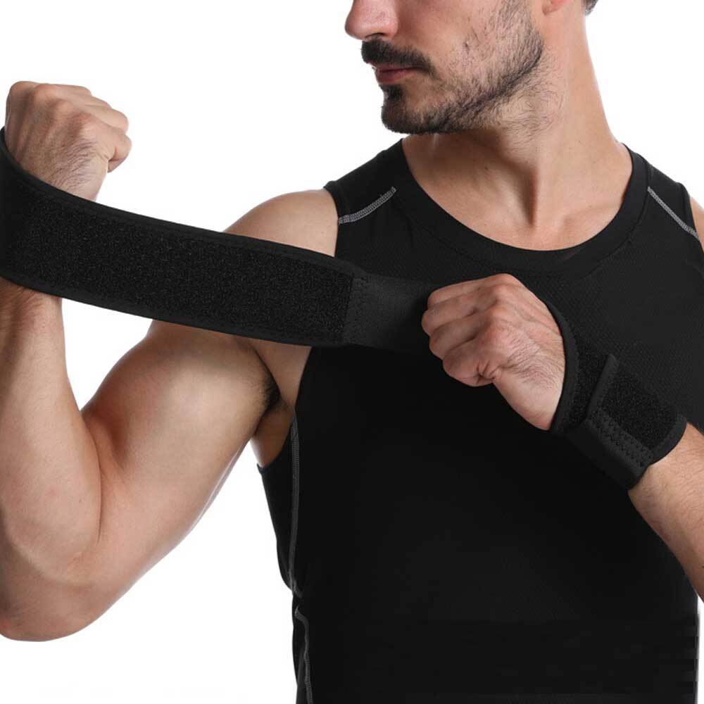 Adjustable Wrist Support Wrap Hand Brace Carpal Sprain Arthritis Protector Black