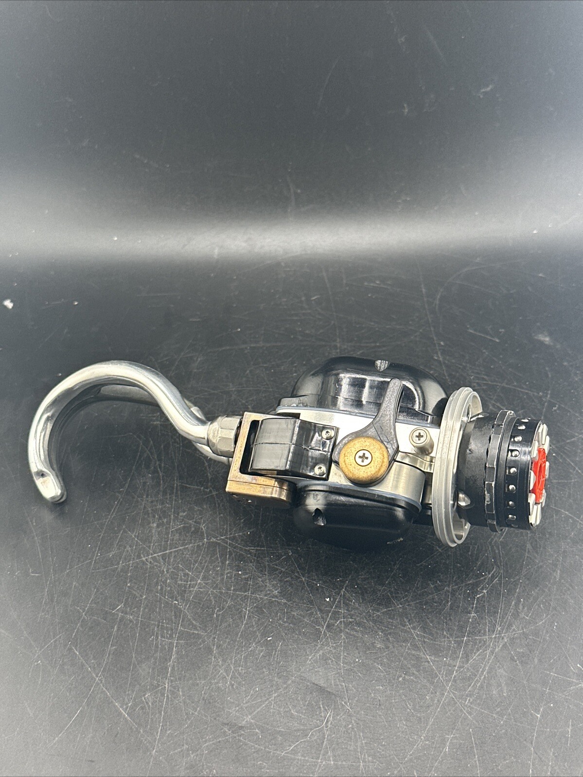 Right fillauer motion control myoelectric prosthetic hook hand. Prosthetic Hand