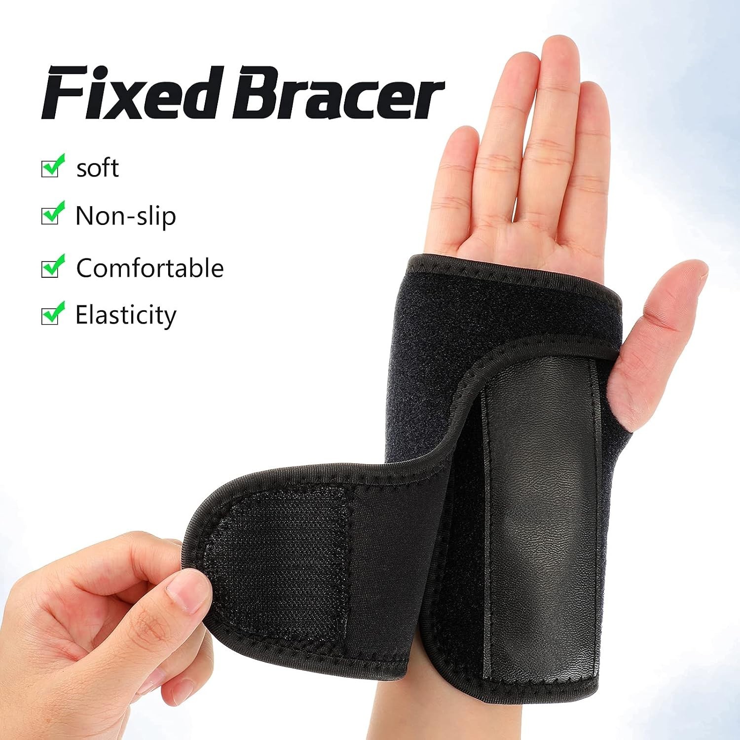 2 Pcs Wrist Brace for Carpal Tunnel Night Sleep Support Adjustable Wrist Spli…